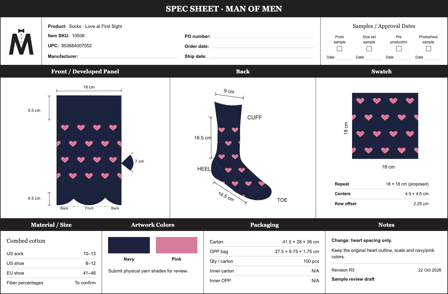 10506 supplier specification with the original technical drawings, clean web layout and matching PDF export